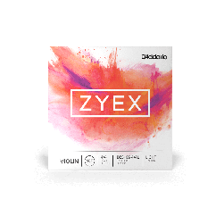 Струни для скрипки D'ADDARIO ZYEX VIOLIN STRING SET 4/4 MEDIUM TENSION (Silver D)
