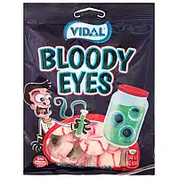 Желейні жувальні цукерки БЕЗ ГЛЮТЕНА Криваві очі Bloody eyes 90 г ТМ VIDAL