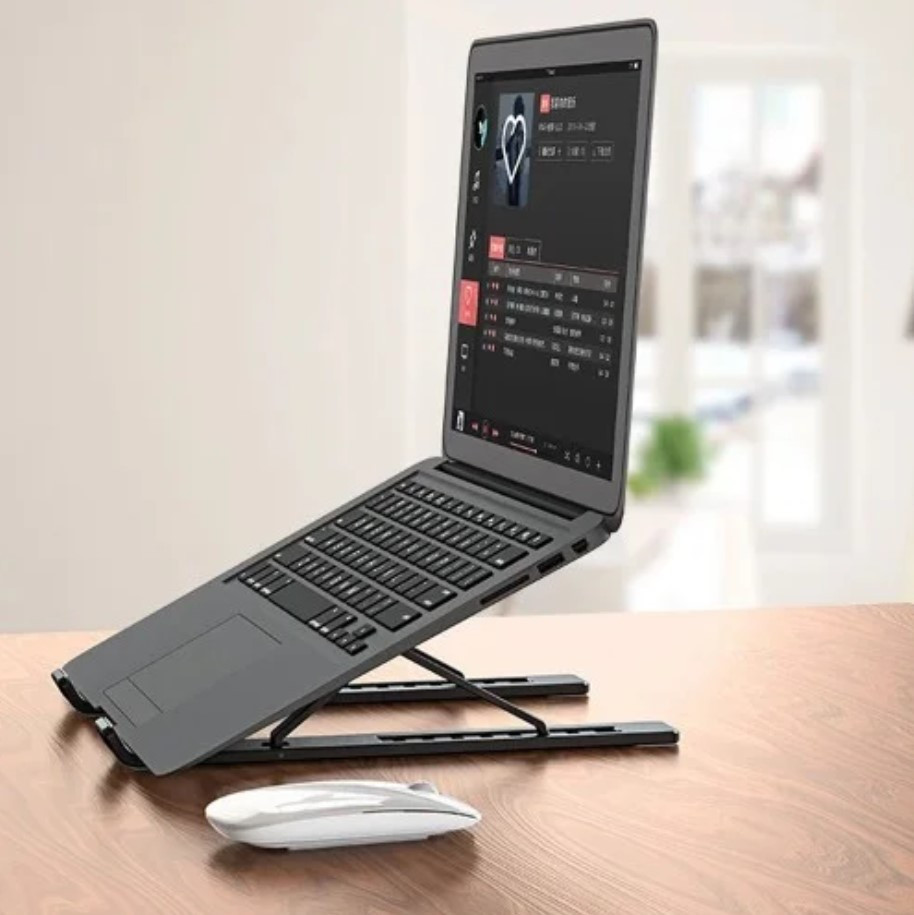 Розсувна підставка для Ноутбука 23*15*16см Multi Position Foldable Notebook Черний, фото 1