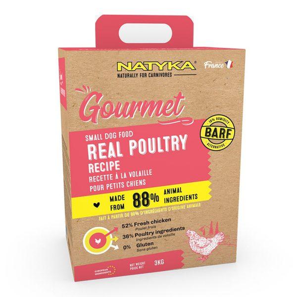 Корм Natyka Gourmet Small Dog Poultry (для дрібних порід із птицею), 3 кг