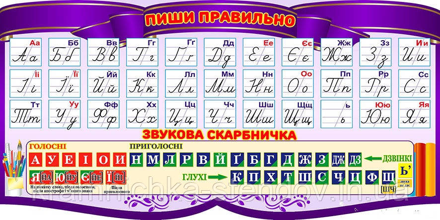 Стенд: "Пиши правильно"