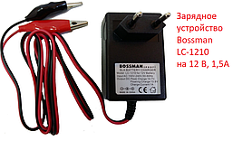Пристрій Bossman LC-1210 для заряджання олив'яно-кислотних батарей на 12 В, 1 А