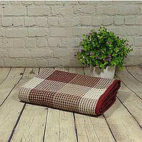 Літнє покривало плед бордове для дачі, кафе, відкритих майданчиків.
