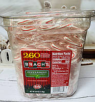 США Велика упаковка м'ятних цукерок тростинок Candy Canes, 260штук