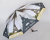 Зонт женский «Мировые достопримечательности» полуавтомат Париж