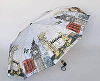 Зонт женский «Мировые достопримечательности» полуавтомат Лондон