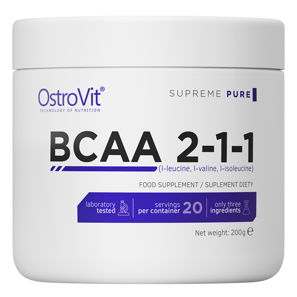 BCAA 2-1-1 OstroVit 200 г Без смакових добавок