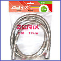 Шланг для душа металлический гибкий длина 1,75 м 175 см для смесителя в ванной ЧЕХИЯ чешский Zerix Z01 ZX0199