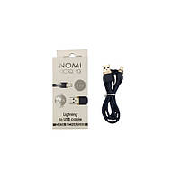 Кабель Nomi DCTQ 10i USB Lightning 2.4A 1м Blue, фото 5