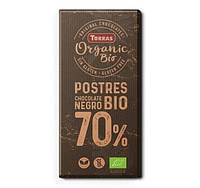 Шоколад черный Torras Postres Chocolate Negro Bio 70% какао 200 г Испания