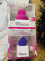 Набір із двох спонжів і двох стендів для них REAL TECHNIQUES