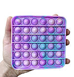 Антистрес сенсорна іграшка Pop It Квадрат Поп іт Нескінченна пупырка, фото 10