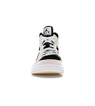 Кросівки Nike Air Jordan 1 Mid Barely Orange Beige Black, фото 4