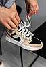 Кросівки Nike Air Jordan 1 Mid Barely Orange Beige Black, фото 7