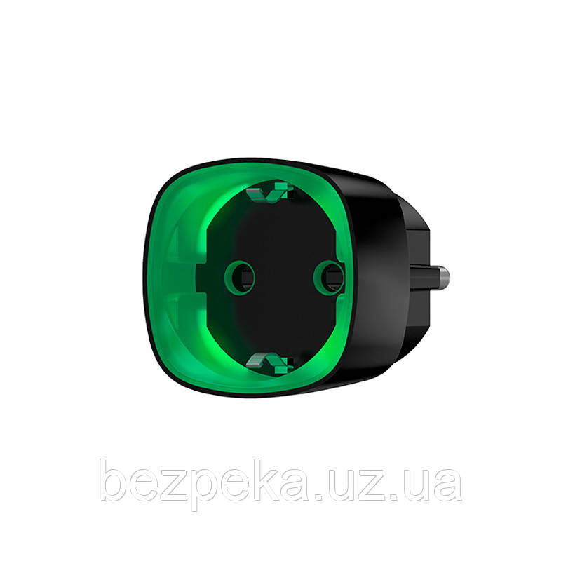 AJAX Socket чорна (Black) Радіокерована розетка з лічильником енергоспоживання