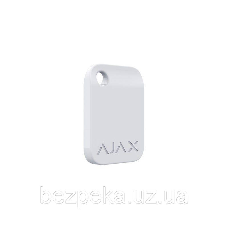 AJAX Tag White білий 1 шт (White) Захищений безконтактний брелок для клавіатури