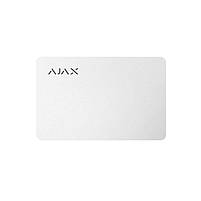 AJAX Pass White біла 1 шт (White) Захищена безконтактна картка для клавіатури, фото 4