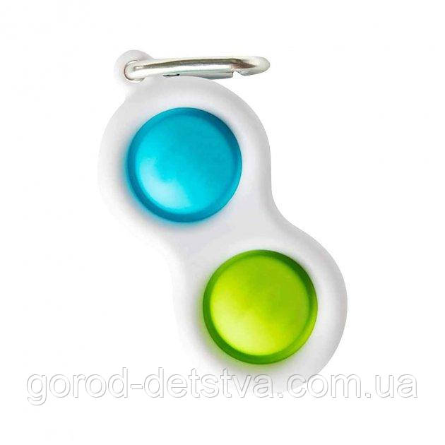 Сенсорна іграшка Simple Dimple подвійний поп іт антистрес сімпл дімпл pop it брелок