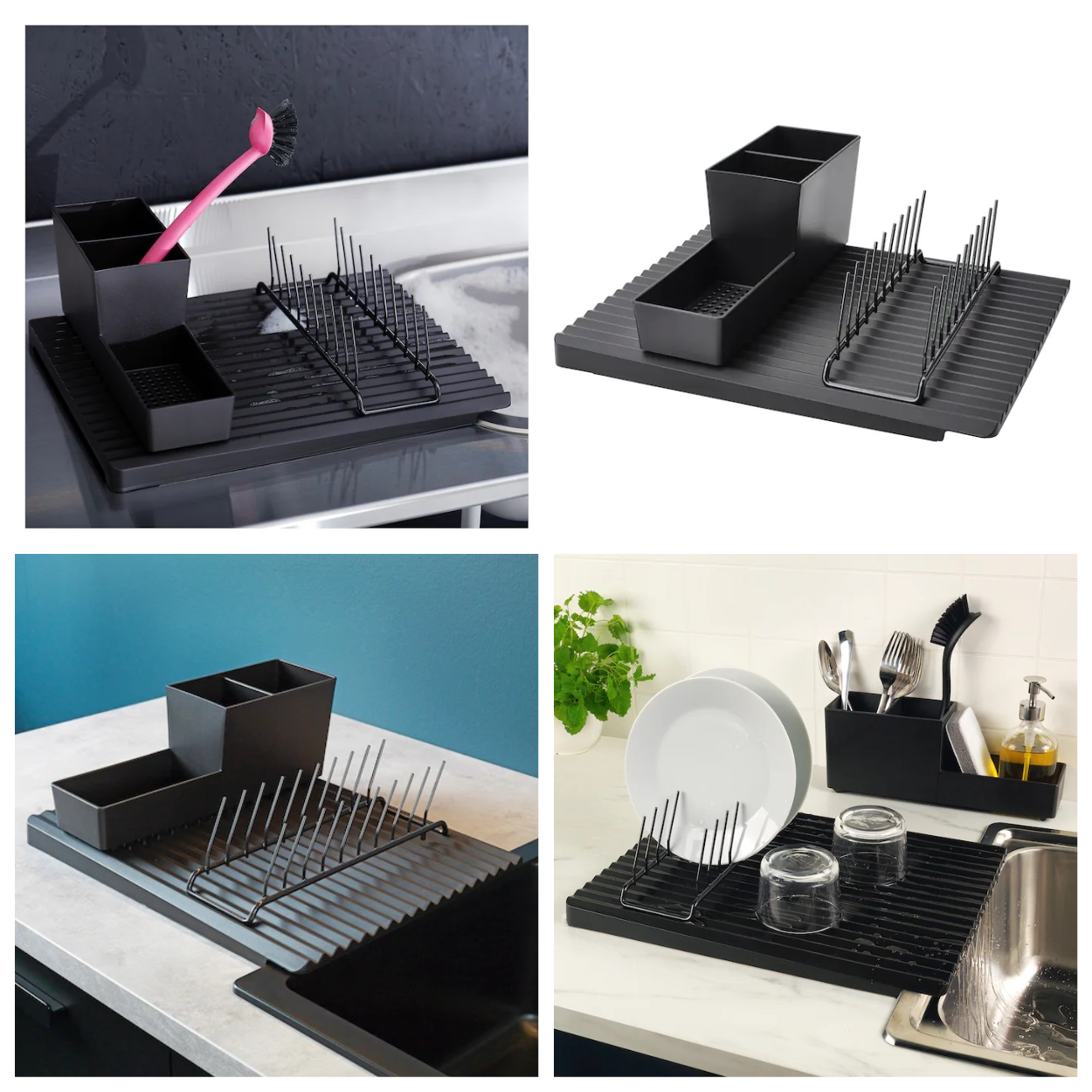 Сушилка для посуды двусторонняя IKEA RINNIG подставка для кухонных ...