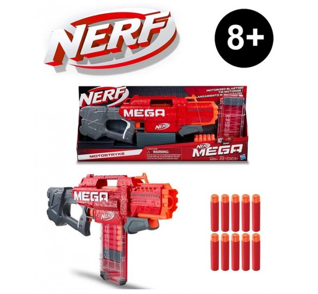 Бластер Нерф Мега Nerf Mega Motostryke Motorized E6473