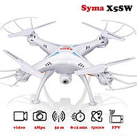 Квадрокоптер на радіокеруванні Syma X5SW з камерою WiFi  Білий