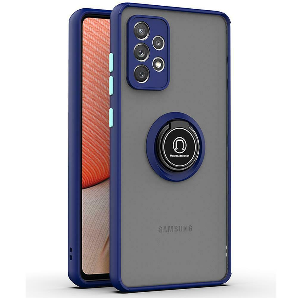 Чохол бампер GKK LikGus Magnetic Ring з підставкою для Samsung Galaxy A32 4G (2021) A325 Blue