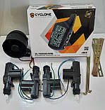 Сигналізація двостороння з автозапуском Cyclone X-1000RS ( сирена та привод замка 4 шт.), фото 2
