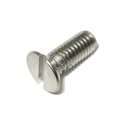 Винт нержавеющий М6 DIN 963 с потайной головкой и прямым шлицем ...