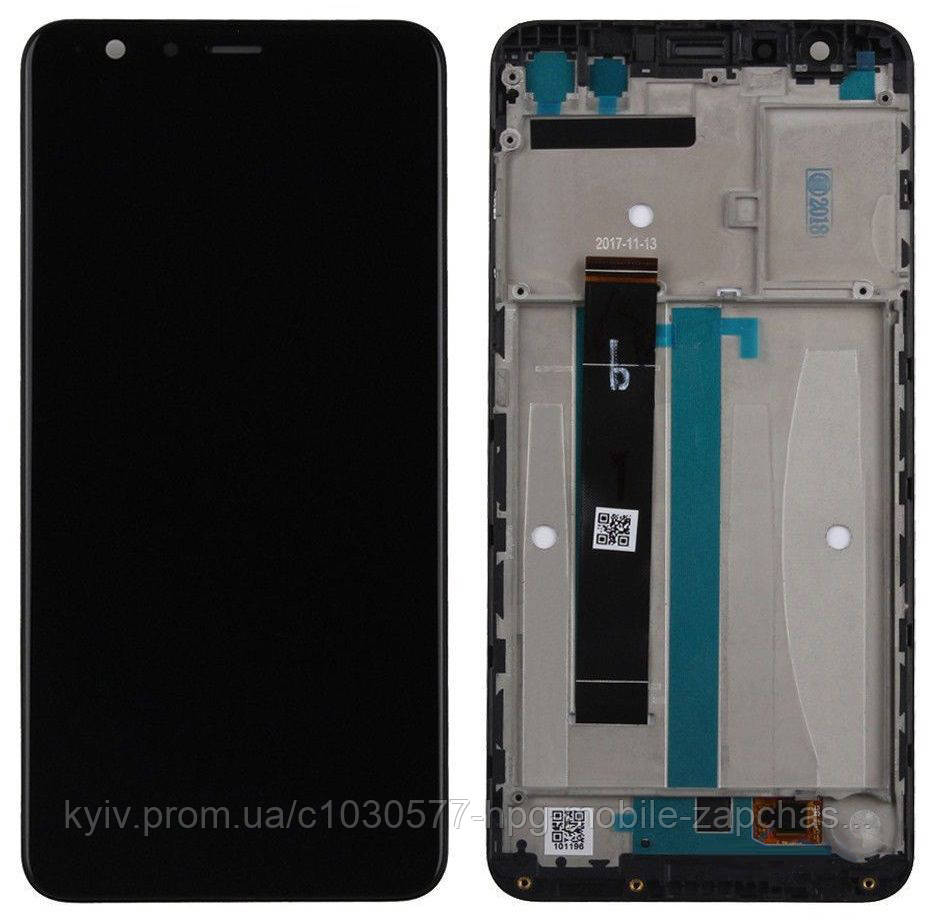 Дисплей для Asus ZenFone Max Plus M1 ZB570TL, модуль у зборі (екран і сенсор) з рамкою — панеллю, оригінал, фото 1