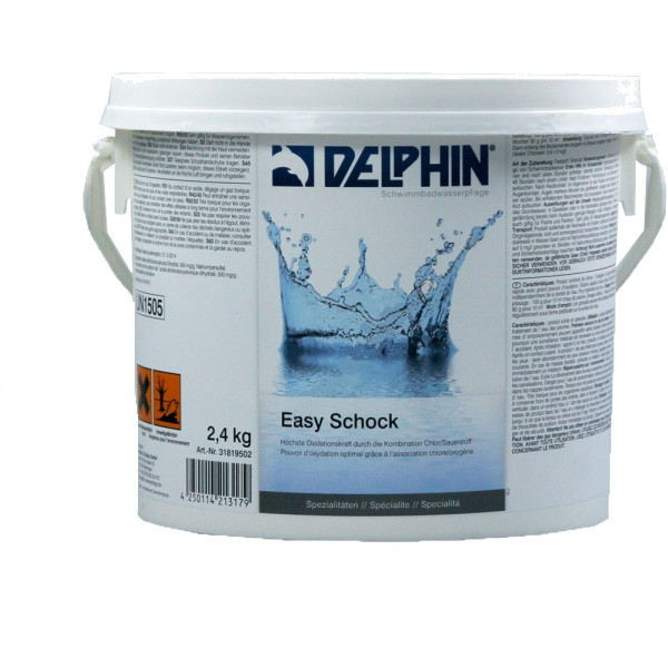 Комбіноване знезараження води в гранулах Delphin Easy Shock 2,4 кг