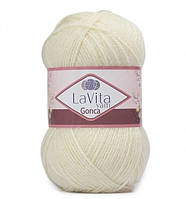 LaVita GONCA (Гонка) № 1021 кремовый (Пряжа акрил, нитки для вязания)