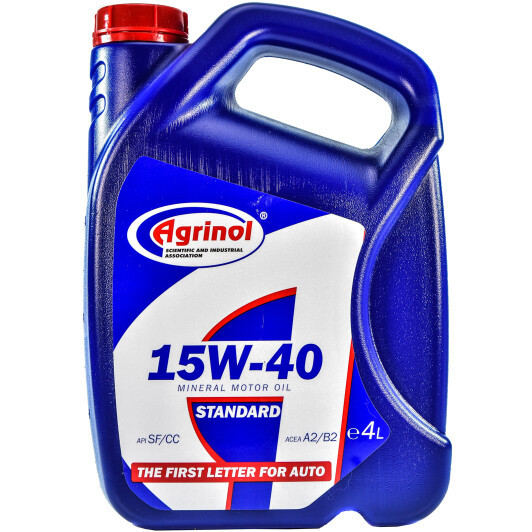 Масло Агрінол 15W-40 SF/CC кан. 4л, фото 1