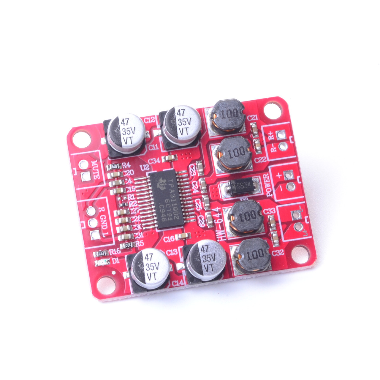 Плата звукового підсилювача TPA3110 2X15 Вт 8~26VDC