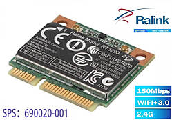 Мережева карта Ralink RT3290 Wi-Fi адаптер + Bluetooth Модуль 690020-001 689215-001