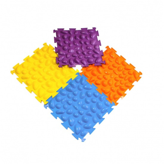 Масажний килимок "Кольорові камінчики" м'який Doctor Life 25200/60S, фото 1