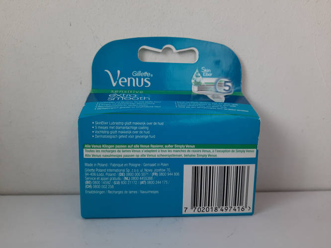 Кассеты для женщин Gillette Venus (5) Embrace Sensitive Extra smooth ...