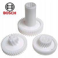 Шестерни для мясорубки Bosch MFW3640A 3шт - запчасти для мясорубок Bosch