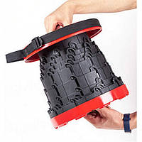 🔸 Складаний туристичний стілець для пікніка, рибалки 47 см Telescopic stool | Похідний телескопічний табурет