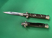 Ніж Італійський автоматичний стилет Frank Beltrame Classic 2.0 23см ріг буйвола bayonet