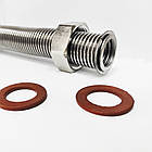 Шланг гнучкий, гофрований, нержавіюча сталь, діаметр 3/4" FLEXY ECO-FLEX 150, фото 3