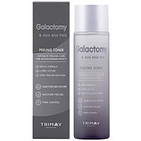 Пилинг-тонер для лица с галактомисисом и кислотами Trimay Galactomy & AHA-BHA-PHA Peeling Toner 210 мл