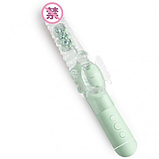 Подвійний вібратор з висуванням, стимулятор для піхви і клітора, інтимні іграшки для жінок, фото 3