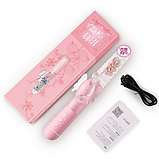 Подвійний вібратор з висуванням, стимулятор для піхви і клітора, інтимні іграшки для жінок, фото 2