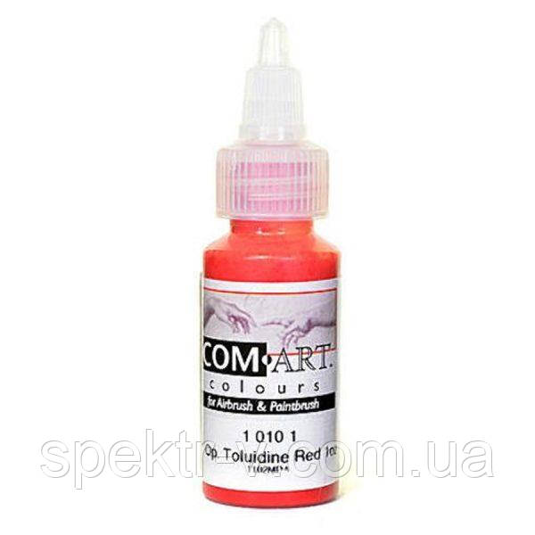 Фарба акрилова Com Art 10101 Opaque Toluedine Red червоно-рожева покривна, 28 мл
