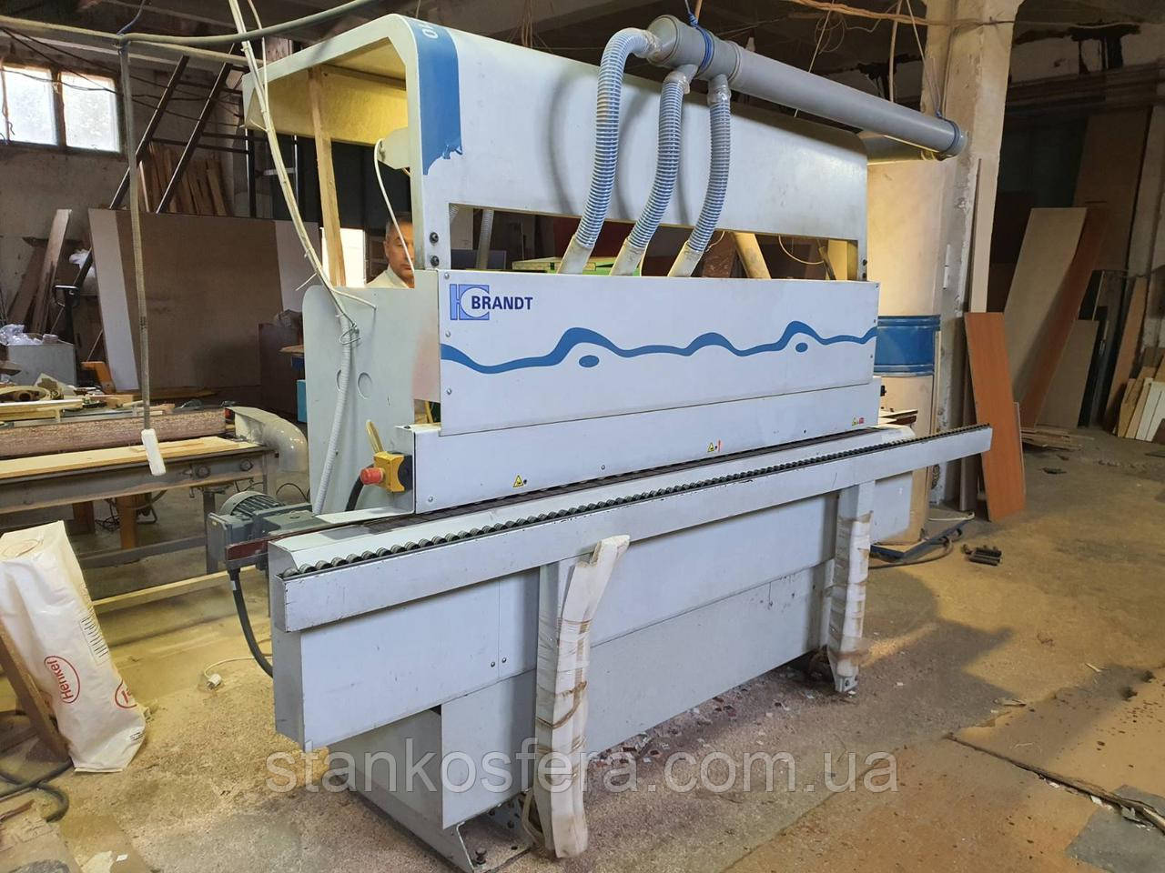 Brandt KDN 210 б/у крайколичкувальний верстат прохідного типу, 2006р.