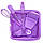 Набір силіконовий для випічки A-Plus-1951- Фіолетовий 11 предметів, фото 3