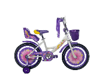 Дитячий велосипед Azimut Girls 18 дюймів із кошиком наявність уточнюйте перед замовленням