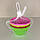Набір форм для кексів Різнокольорові A-Plus 3.5х4х6.5 см 10 шт, фото 5