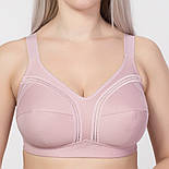 Бюстгальтер великого розміру без кісточок м'який синій, фото 6