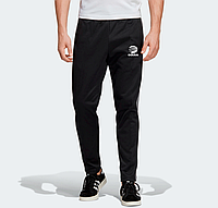 Мужские спортивные штаны Adidas (Адидас) эластик, дайвинг черные